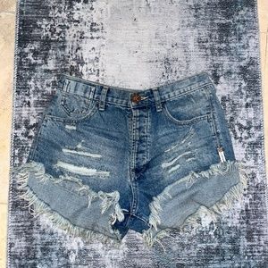 one teaspoon denim shorts